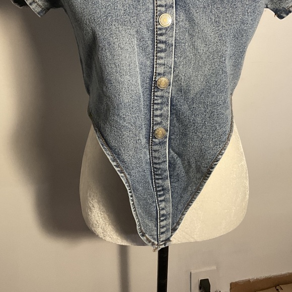 Silver Jeans Blue Denim Button-Down Shirt - Picture 4 of 7